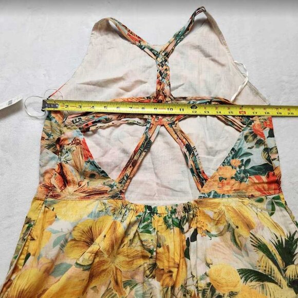 New women's XL Anthropologie x Pilcro halter tiered maxi dress - Picture 8 of 12